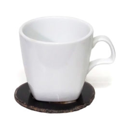Black Agate Sliced Coasters Set 4 | Himalayan Salt Factory