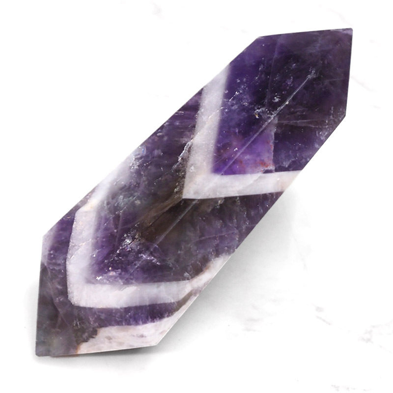 Chevron Amethyst Double Terminated Points 3 Chevron Amethyst Double Terminated Points | Himalayan Salt Factory