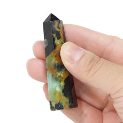 Chrysocolla Terminated Point | Himalayan Salt Factory