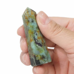 Chrysocolla Terminated Point | Himalayan Salt Factory