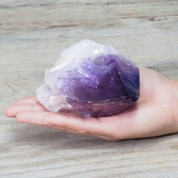 Natural Amethyst Crystal Generator Point DN123 | Himalayan Salt Factory