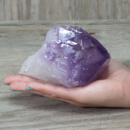 Natural Amethyst Crystal Generator Point DN124 | Himalayan Salt Factory