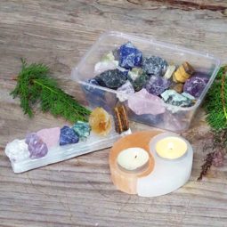 Selenite and Mixed Roughs Holistic Crystal Set | Himalayan Salt Factory