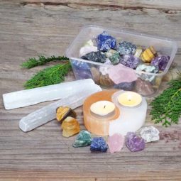 Selenite and Mixed Roughs Holistic Crystal Set | Himalayan Salt Factory