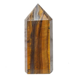 Tiger Eye Terminated Point DS812 | Himalayan Salt Factory