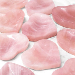 0.15kg Rose Quartz Heart Bowl 9 0.15kg Rose Quartz Heart Bowl | Himalayan Salt Factory