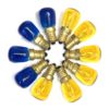 15w Colour Bulbs 10 Pack(6Yellow 4Blue) (220-240V) | Himalayan Salt Factory