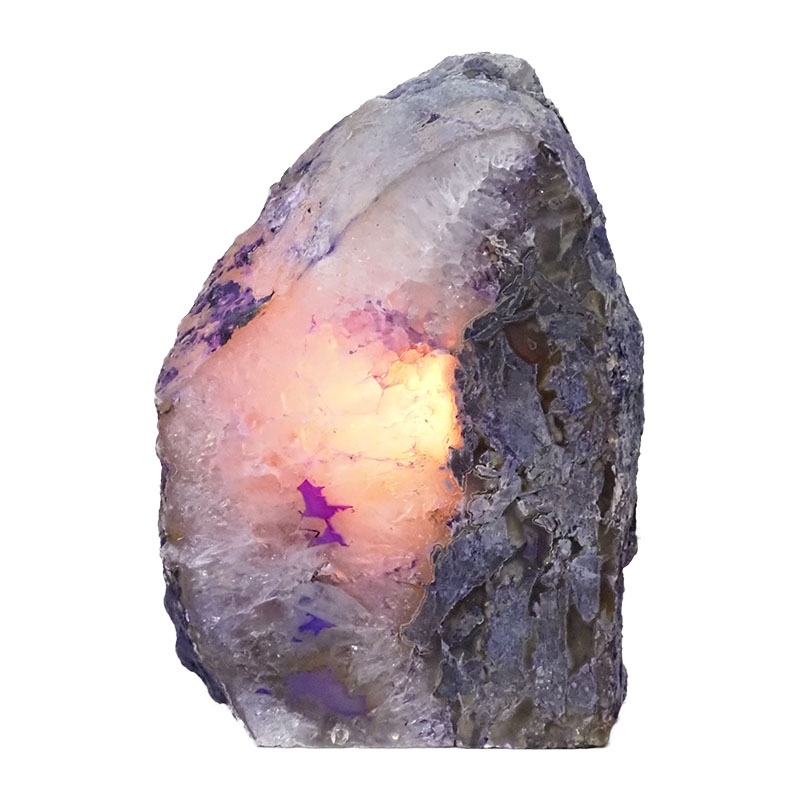 2.74kg Agate Crystal Lamp N498 4 Agate Crystal Lamp N498 | Himalayan Salt Factory