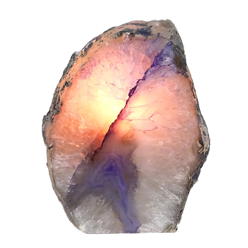 2.44kg Agate Crystal Lamp N503 4 Agate Crystal Lamp N503 | Himalayan Salt Factory