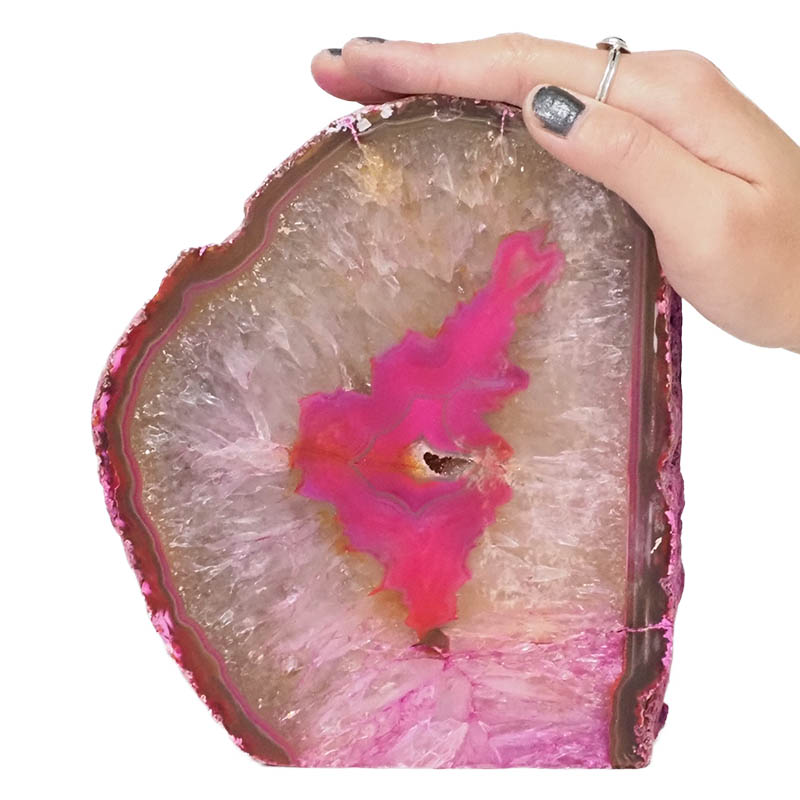 3.01kg Agate Crystal Lamp N508 5 Agate Crystal Lamp N508 | Himalayan Salt Factory
