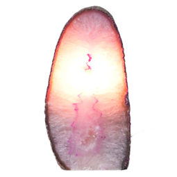 1.10kg Pink Agate Crystal Lamp N515 6 Agate Crystal Lamp N515 | Himalayan Salt Factory