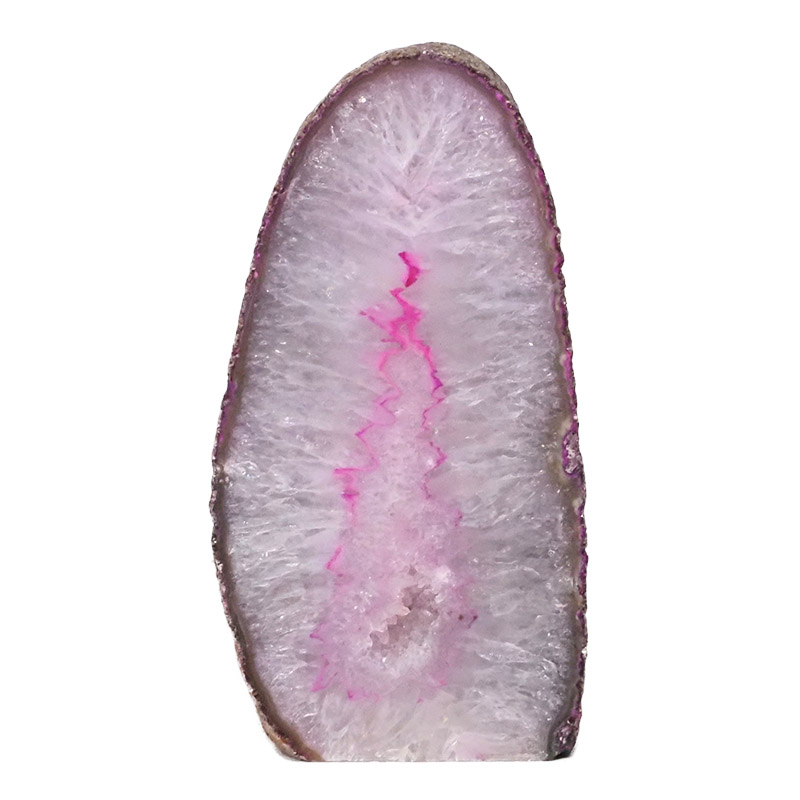 1.10kg Pink Agate Crystal Lamp N515 3 Agate Crystal Lamp N515 | Himalayan Salt Factory