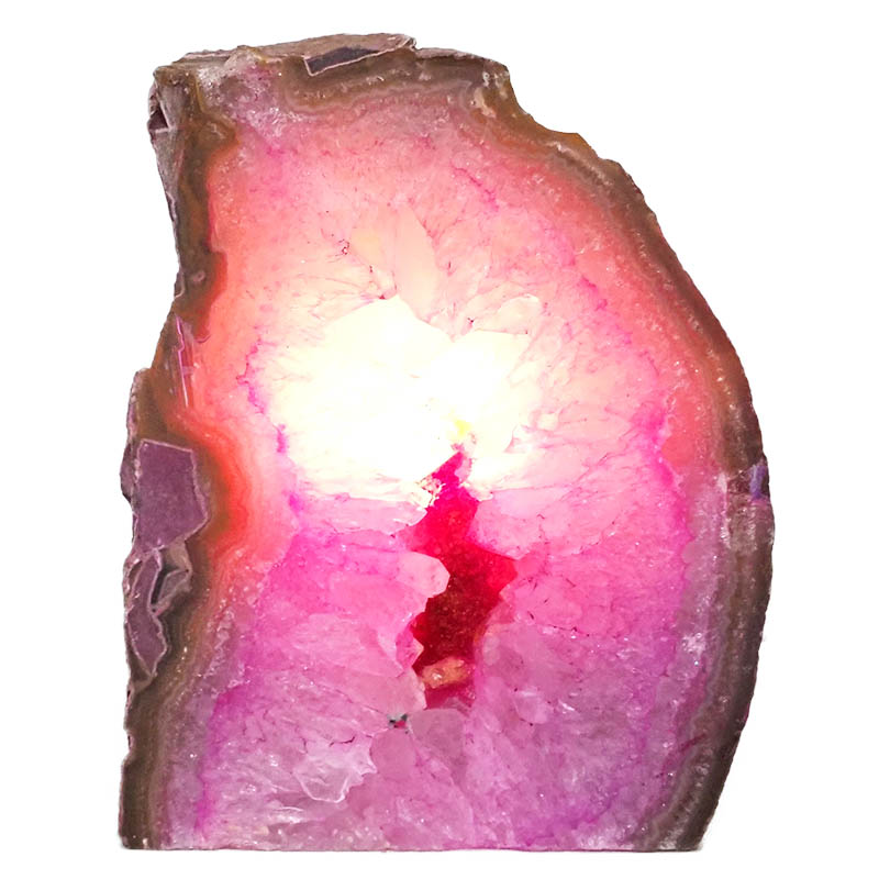 3.03kg Agate Crystal Lamp N516 4 Agate Crystal Lamp N516 | Himalayan Salt Factory