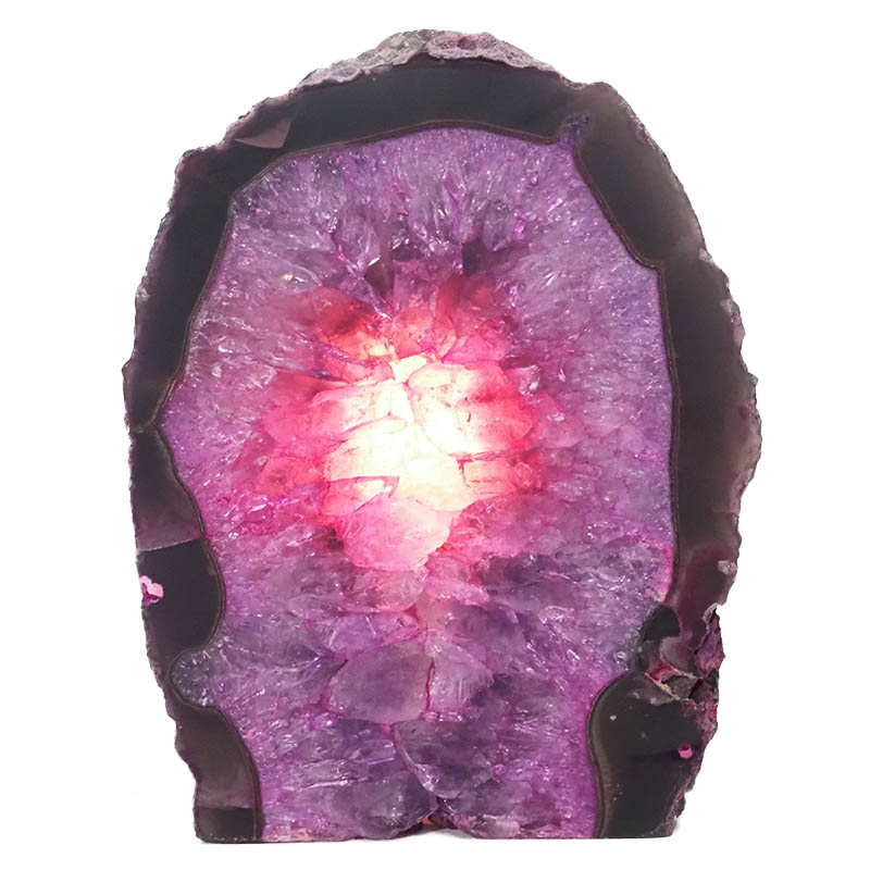 2.91kg Agate Crystal Lamp N520 4 Agate Crystal Lamp N520 | Himalayan Salt Factory