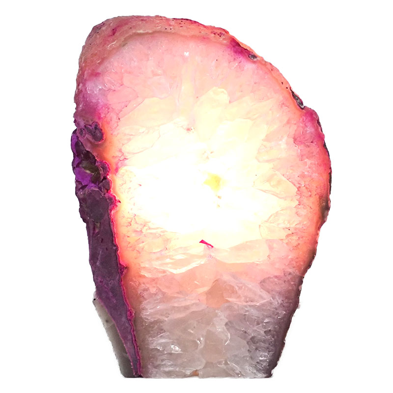 1.85kg Agate Crystal Lamp N521 4 Agate Crystal Lamp N521 | Himalayan Salt Factory