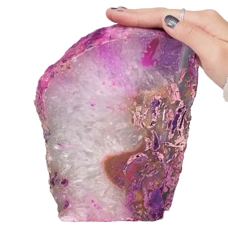 3kg Agate Crystal Lamp N523 5 Agate Crystal Lamp N523 | Himalayan Salt Factory