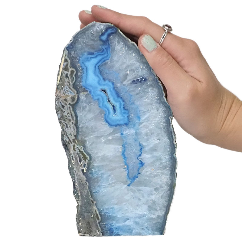 1.48kg Agate Crystal Lamp N555 5 Agate Crystal Lamp N555 | Himalayan Salt Factory