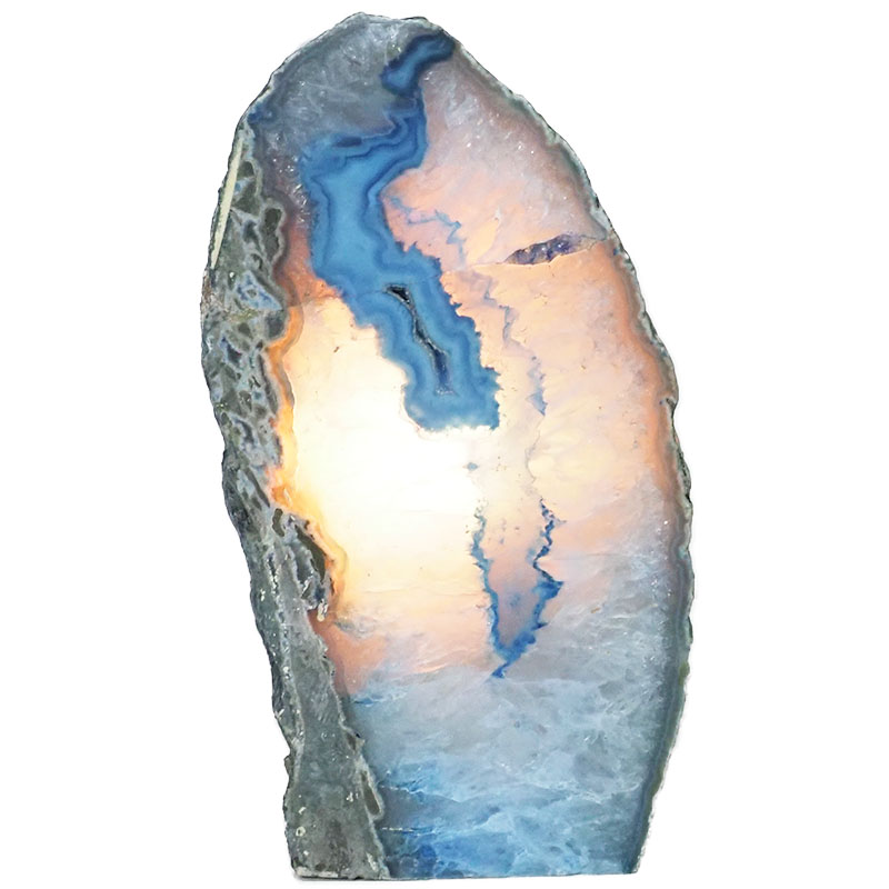1.48kg Agate Crystal Lamp N555 4 Agate Crystal Lamp N555 | Himalayan Salt Factory