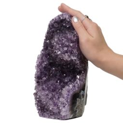 Amethyst Polished Crystal Geode Specimen DN291 | Himalayan Salt Factory