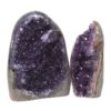 2.64kg Amethyst Polished Crystal Geode Specimen Set 2 Pieces DN159 2 Amethyst Polished Crystal Geode Specimen Set 2 Pieces DN159 | Himalayan Salt Factory