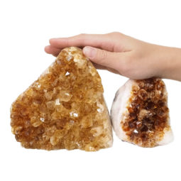 2.22kg Citrine Polished Crystal Geode Specimen Set 2 Pieces DN198 5 Citrine Polished Crystal Geode Specimen Set 2 Pieces DN198 | Himalayan Salt Factory