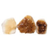 Citrine Polished Crystal Geode Specimen Set 3 Pieces DN213 | Himalayan salt factory