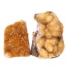 Citrine Polished Crystal Geode Specimen Set 3 Pieces DN228 | Himalayan Salt Factory