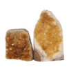 1.88kg Citrine Crystal Geode Specimen Set 2 Pieces DN235 2 Citrine Polished Crystal Geode Specimen Set 3 Pieces DN235 | Himalayan Salt Factory