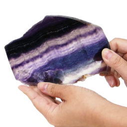 Natural Rainbow Fluorite Polished Slab Plate DS833 | Himalayan Salt Factory