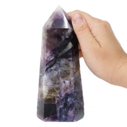 Natural Rainbow Fluorite Terminated Point - Large DS838 | Himalayan Salt Factory