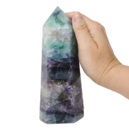Natural Rainbow Fluorite Terminated Point - Large DS840 | Himalayan Salt Factory