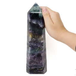 Natural Rainbow Fluorite Terminated Point - Large DS842 | Himalayan Salt Factory
