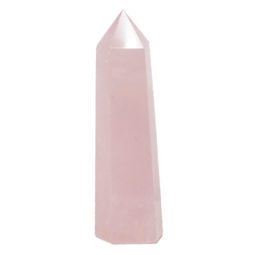 Natural Rose Quartz Terminated Point DS824 | Himalayan Salt Factory