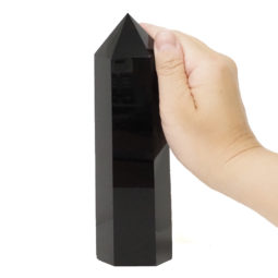 Obsidian Terminated Point DS828 | Himalayan Salt Factory