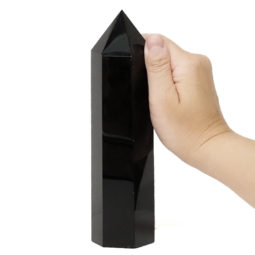 Obsidian Terminated Point DS829 | Himalayan Salt Factory