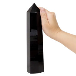 Obsidian Terminated Point DS830 | Himalayan Salt Factory