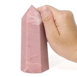 Pink Opal Terminated Point DS823 | Himalayan Salt Factory