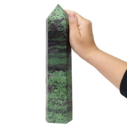 Ruby in Zoisite Terminated Point DS835 | Himalayan Salt Factory