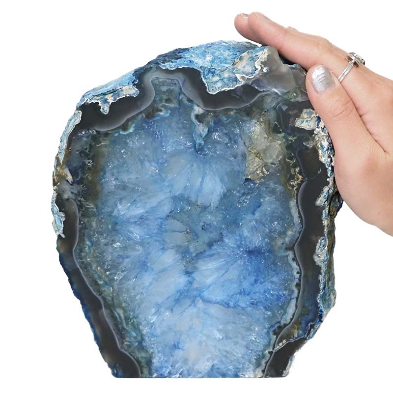 3.08kg Agate Crystal Lamp N572 5 Agate Crystal Lamp N572 | Himalayan Salt Factory