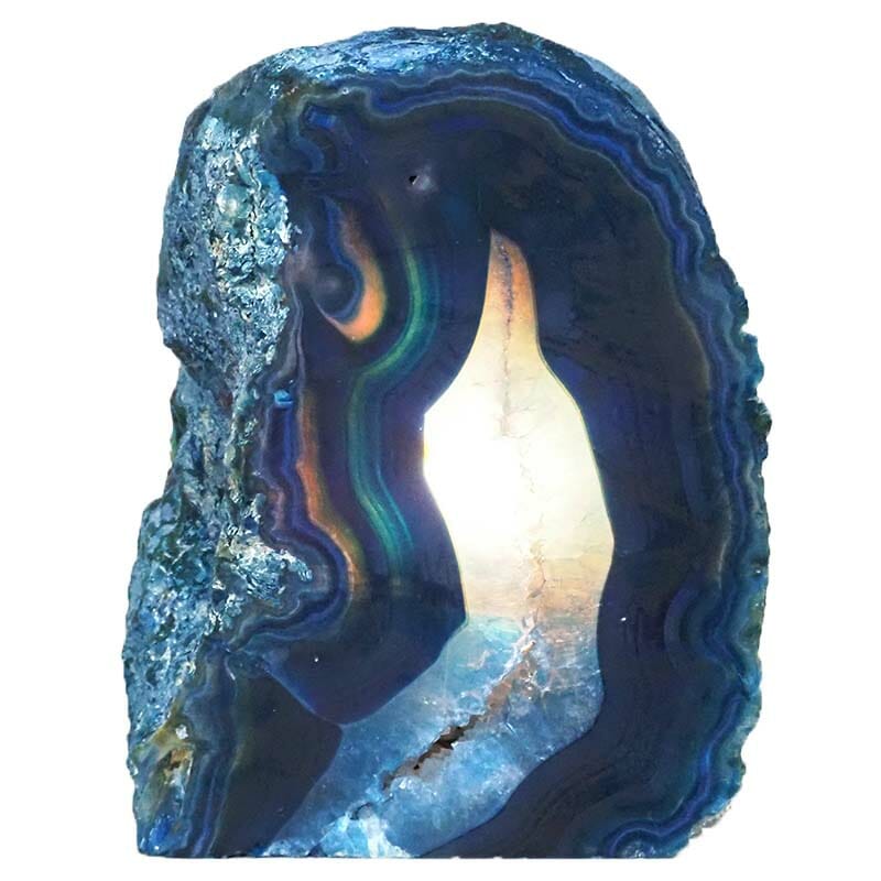 2.85kg Agate Crystal Lamp N579 4 Agate Crystal Lamp N579 | Himalayan Salt Factory