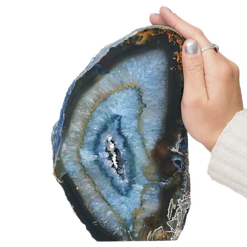 2.82kg Agate Crystal Lamp N580 5 Agate Crystal Lamp N580 |Himalayan Salt Factory
