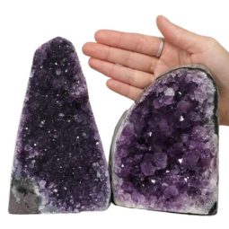 2.50kg Amethyst Polished Crystal Geode Specimen Set 2 Pieces DN343 5 Amethyst Polished Crystal Geode Specimen Set 2 Pieces DN343 | Himalayan Salt Factory