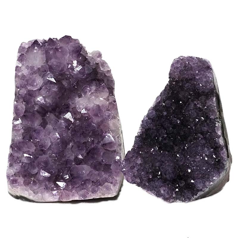 3.28kg Amethyst Polished Crystal Geode Specimen Set 2 Pieces DN345 3 Amethyst Polished Crystal Geode Specimen Set 2 Pieces DN345 | Himalayan Salt Factory