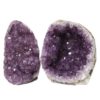 3.19kg Amethyst Polished Crystal Geode Specimen Set 2 Pieces DN355 2 Amethyst Polished Crystal Geode Specimen Set 2 Pieces DN355 | Himalayan Salt Factory