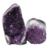 3.01kg Amethyst Polished Crystal Geode Specimen Set 2 Pieces DN356 2 Amethyst Polished Crystal Geode Specimen Set 2 Pieces DN356 | Himalayan Salt Factory