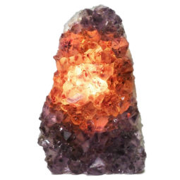 Natural Amethyst Crystal Lamp DN333 | Himalayan Salt Factory