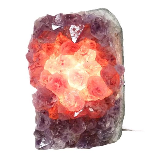 Natural Amethyst Crystal Lamp DS863 | Himalayan Salt Factory