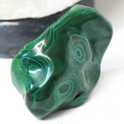 0.3kg Polished Malachite Gemstone Specimen DCF 279 | Himalayan Salt Factory
