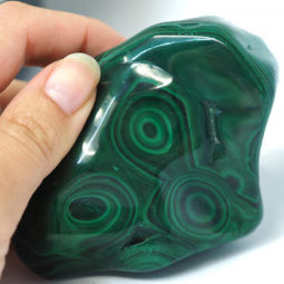 0.3kg Polished Malachite Gemstone Specimen DCF 279 | Himalayan Salt Factory