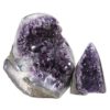 2.42kg Amethyst Polished Crystal Geode Specimen Set 2 Pieces DN421 1 1.90kg Amethyst Polished Crystal Geode Specimen Set 2 Pieces DN421 | Himalayan Salt Factory